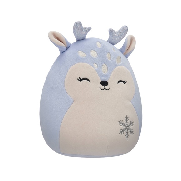 ⚡️NWT 8” Farryn the Purple Fawn with Snowflake ❄️ Christmas Squishmallow - Picture 2 of 5